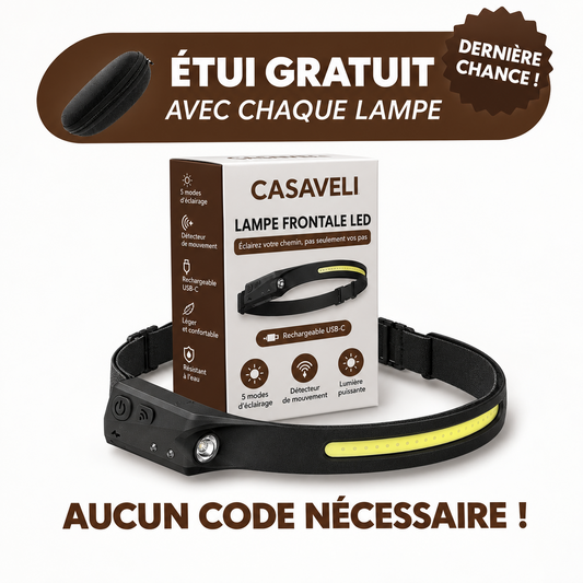 Lampe frontale LED - Casaveli